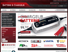 Tablet Screenshot of batterie-et-chargeur.com